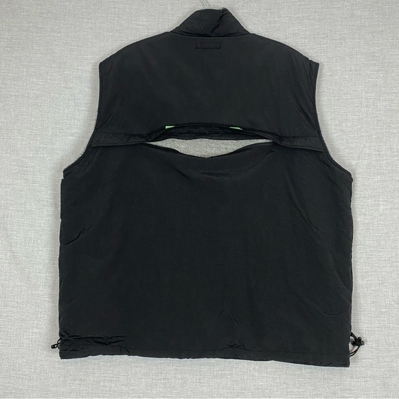 Next Cycle Reversible Vest Sz 2XL Black / Gray Sherpa - Picture 4 of 11